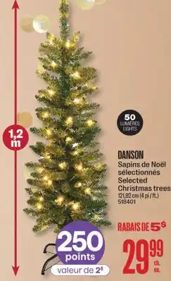 Jean Coutu DANSON Selected Christmas trees offer