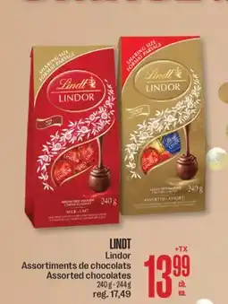 Jean Coutu LINDT Lindor Assorted chocolates offer