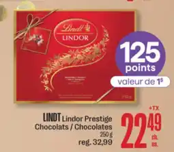 Jean Coutu LINDT Lindor Prestige Chocolats offer