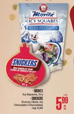 Jean Coutu MORITZ, SNICKERS Chocolates offer