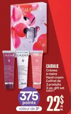 Jean Coutu CAUDALIE Hand cream 3-pc. gift set offer