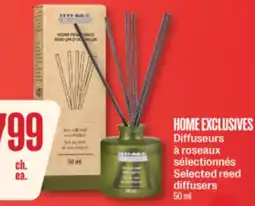 Jean Coutu HOME EXCLUSIVES Selected reed diffusers offer