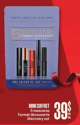 Jean Coutu MINI COFFRET 5 mascaras Discovery set offer