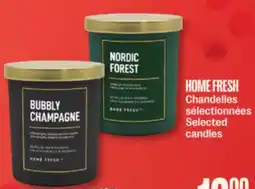 Jean Coutu HOME FRESH Selected candles offer