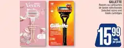 Jean Coutu GILLETTE Selected razors and blade cartridges offer