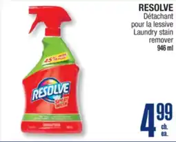 Jean Coutu RESOLVE Laundry stain remover offer
