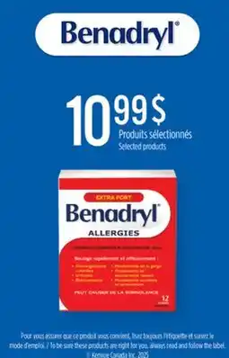Jean Coutu BENADRYL Selected products offer