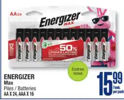 Jean Coutu ENERGIZER Max Batteries offer