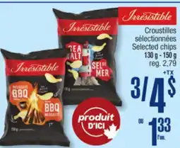 Jean Coutu IRRESISTIBLES Selected chips offer