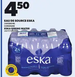 Provigo ESKA SPRING WATER, 24X500 ML offer