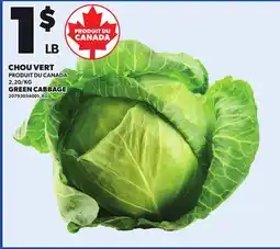 Provigo GREEN CABBAGE offer