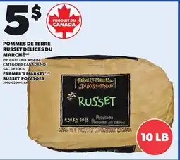 Provigo FARMER'S MARKET RUSSET POTATOES, 10 LB offer