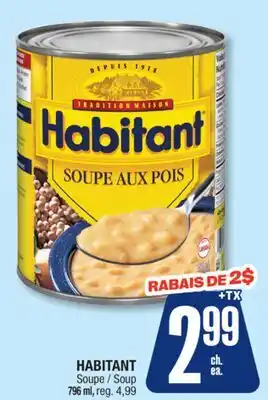 Jean Coutu HABITANT Soup offer