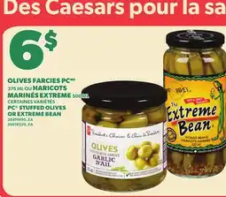 Provigo PC STUFFED OLIVES, 375 ML OR EXTREME BEAN, 500 ML offer
