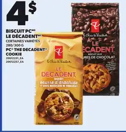 Provigo PC THE DECADENT COOKIE, 280/300 G offer