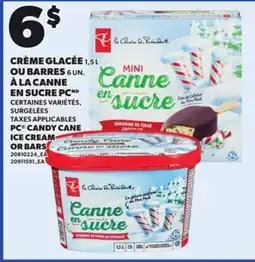 Provigo PC CANDY CANE ICE CREAM, 1,5 L OR BARS, 6 UN offer
