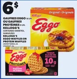 Provigo KELLOGG'S EGGO WAFFLES, 16 UN. OR PROTEIN WAFFLES, 8 UN offer