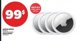 Provigo APPLE AIRTAG, PQT DE 4 offer