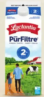 Provigo LACTANTIA PURFILTRE MILK, 2 L offer