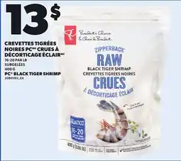 Provigo PC BLACK TIGER SHRIMP, 16-20 PAR LB, 400 G offer