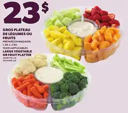 Provigo LARGE VEGETABLE OR FRUIT PLATTER, 1,58-2,2 KG offer