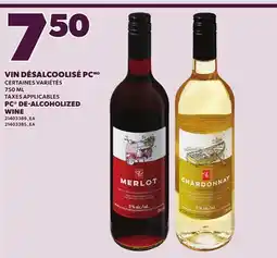 Provigo PC DE-ALCOHOLIZED WINE WINE, 750 ML offer
