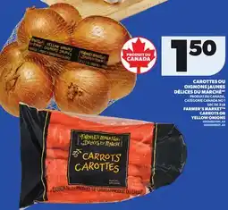 Provigo FARMER'S MARKET CARROTS OR YELLOW ONIONS, SAC DE 3 LB offer