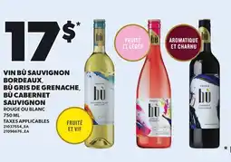 Provigo VIN BÙ SAUVIGNON BORDEAUX BORDEAUX,, BÙ GRIS DE GRENACHE BÙ CABERNET SAUVIGNON, 750 ML offer