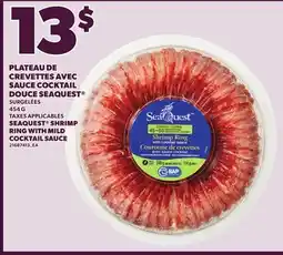 Provigo SEAQUEST SHRIMP RING WITH MILD COCKTAIL SAUCE, 454 G offer