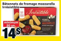 Super C Bâtonnets de fromage mozzarella Irrésistible offer