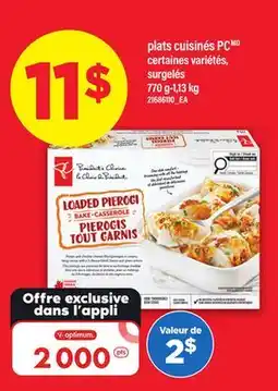 Maxi PLATS CUISINÉS PC, 770 G-1,13 KG offer