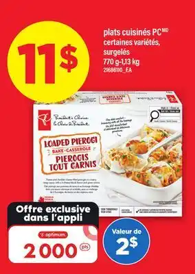 Maxi PLATS CUISINÉS PC, 770 G-1,13 KG offer