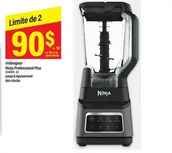 Maxi MÉLANGEUR NINJA PROFESSIONAL PLUS offer