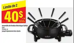 Maxi ENSEMBLE DE FONDUE ÉLECTRIQUE SALTON 2,8 L offer
