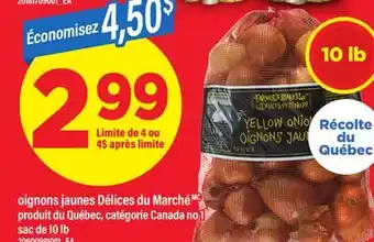 Maxi OIGNONS JAUNES DÉLICES DU MARCHÉMC offer