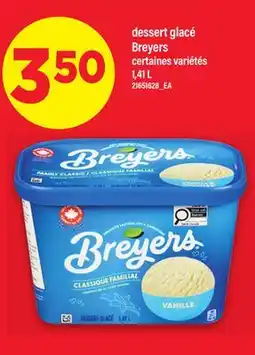 Maxi DESSERT GLACÉ BREYERS, 1,41 L offer