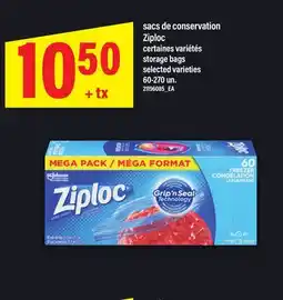 Maxi SACS DE CONSERVATION ZIPLOC | STORAGE BAGS, 60-270 UN offer