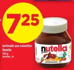Maxi TARTINADE AUX NOISETTES NUTELLA, 725 g offer