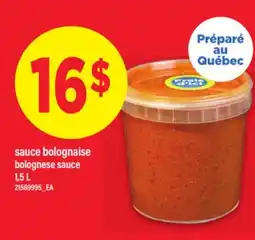 Maxi SAUCE BOLOGNAISE | bolognese sauce, 1,5 L offer