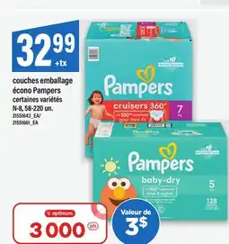 Maxi COUCHES EMBALLAGE ÉCONO PAMPERS, N-8, 58-220 UN offer