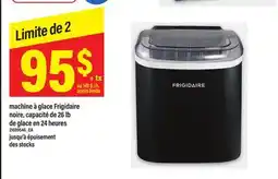 Maxi MACHINE À GLACE FRIGIDAIRE NOIRE, CAPACITÉ DE 26 LB DE GLACE EN 24 HEURES offer