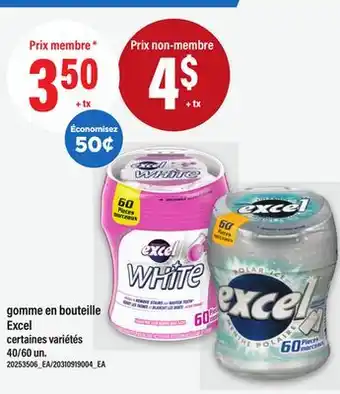 Maxi GOMME EN BOUTEILLE EXCEL, 40/60 UN offer