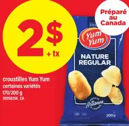 Maxi CROUSTILLES YUM YUM, 170/200 g offer