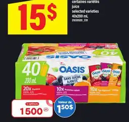 Maxi JUS OASIS | JUICE, 40x200 mL offer