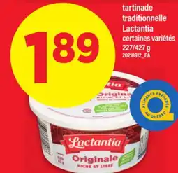Maxi TARTINADE TRADITIONNELLE LACTANTIA, 227/427 G offer