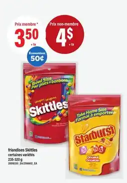 Maxi friandises Skittles offer