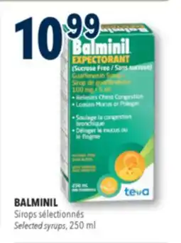 Familiprix Balminil expectorant syrup 250ml offer