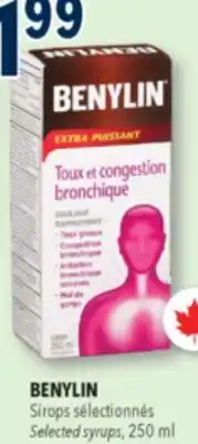 Familiprix BENYLIN, Selected syrups, 250 ml offer