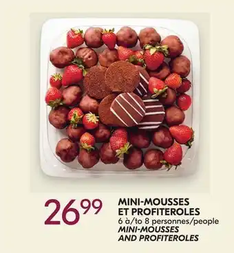 IGA MINI-MOUSSES AND PROFITEROLES offer