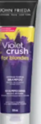Familiprix John Frieda Violet Crush intense purple shampoo 250ml offer